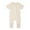 Beige, variant on Emy Dola Bamboo Viscose Baby Romper Short Sleeve Footless Pajamas 2 Way Zipper Summer Sleeper Jumpsuit 0-24 Months