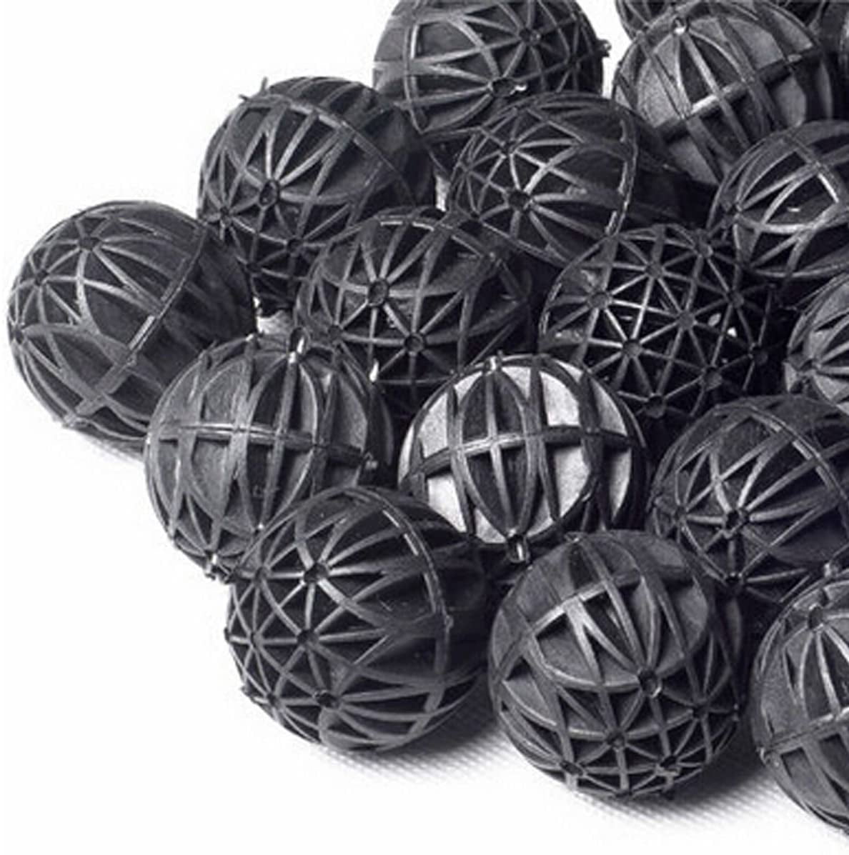 AQUAPAPA 500SB Bio Balls with Sponge Filter Media for Aquarium Fish Tank Pond Filtration, 500 Pcs in 2 Bags