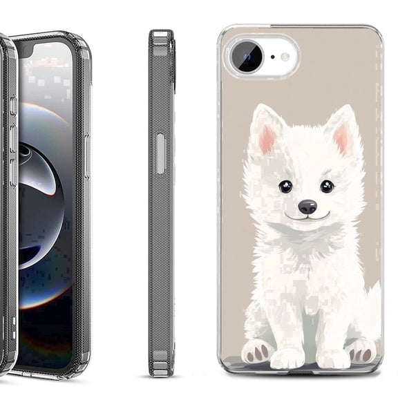 Shockproof Protective Phone Case for iPhone 16e, by OneToughShield - Husky Joy