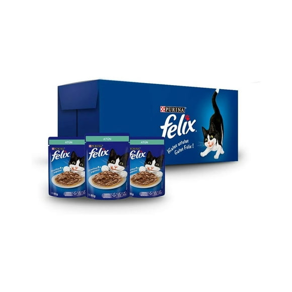 Paquete de 24 sobres Purina Felix De Atun