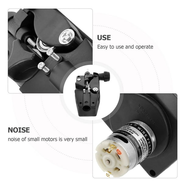 Raindrops Motor De Alimentación De Cable Negro 24V Para Y Soldadura Mig