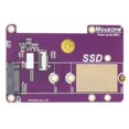 thumbnail image 1 of SSD Expansion Board, 4 M2.5 Fixing Holes Onboard ACT Indicators 2A Current PCIE To M.2 NVME SSD Expansion Board  for 2280 Size SSDs, 1 of 7