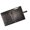 Black, variant on Leather Conference Folder with Writing Pad Closure Clipboard Folder Document Folder with Card Holders Pen Slot