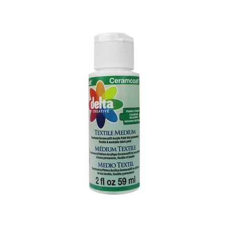 Delta Transparent Glass Paint - Delta Ceramcoat Textile Medium 2oz