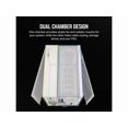 thumbnail image 3 of Corsair 2500D AIRFLOW Mid-Tower Dual Chamber PC Case, White CC-9011264-WW, 3 of 8