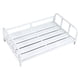 thumbnail image 4 of Cama elevada para perros de acero al carbono, versátil, para exteriores, con patas antideslizantes y rieles. Blanco, 4 of 9