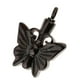 thumbnail image 5 of Hermosa cremación de mariposas recuerdo Cineraria Cineraria colgante Negro jinwen Colgante conmemorativo para mascotas, 5 of 8
