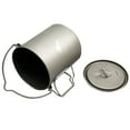 thumbnail image 3 of TOAKS 750ml Ultralight Titanium Camping Cook Pot with Bail Handle and Lid, 3 of 5