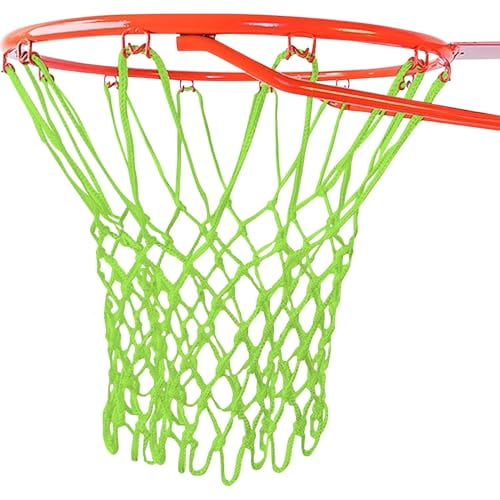 Heavy Duty Basketball Net Replacement - All Weather Anti Whip,Fits Standard Indoor or Outdoor Rims - 12 Loops