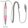 thumbnail image 2 of Professional Nail Drill Handle Handpiece for Electric Nail Manicure Pedicure Machine 202 (Pink), 2 of 3
