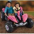 thumbnail image 4 of Fisher Price Girls Power Wheel Dune Racer 12V ATV Electric Ride-On | BCK89, 4 of 12