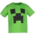 thumbnail image 3 of Minecraft Creeper T-Shirt and Mesh Shorts Outfit Set Little Kid to Big Kid, 3 of 5