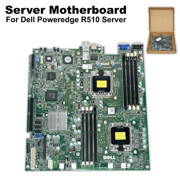 Dell PowerEdge R510 Server Motherboard, Dual LGA1366, Xeon 5500/5600 - DPRKF
