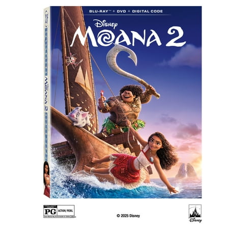 Moana 2 (Blu-ray   DVD   Digital Copy) Disney Action & Adventure