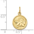 thumbnail image 5 of 14K Yellow Gold Polished Angel Charm (21 X 13) Made In United States c1894, 5 of 6