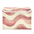 thumbnail image 7 of Yayeee Collapsible Cube Storage Bin with Lid Fabric Closet Decorative Basket with Handles, Soft Pink Pattern, 7 of 7