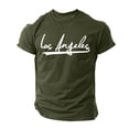 thumbnail image 4 of Leey-World T-Shirts for Men Henley Shirts for Men Short Sleeve Shirts Casual Mens Summer Beach Shirt(AG,XL), 4 of 9