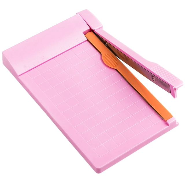 Cortadora de papel portátil multiusos, eficiente, transparente, de alta precisión, tamaño A4, para álbumes de recortes, manualidades, papel y fotos.