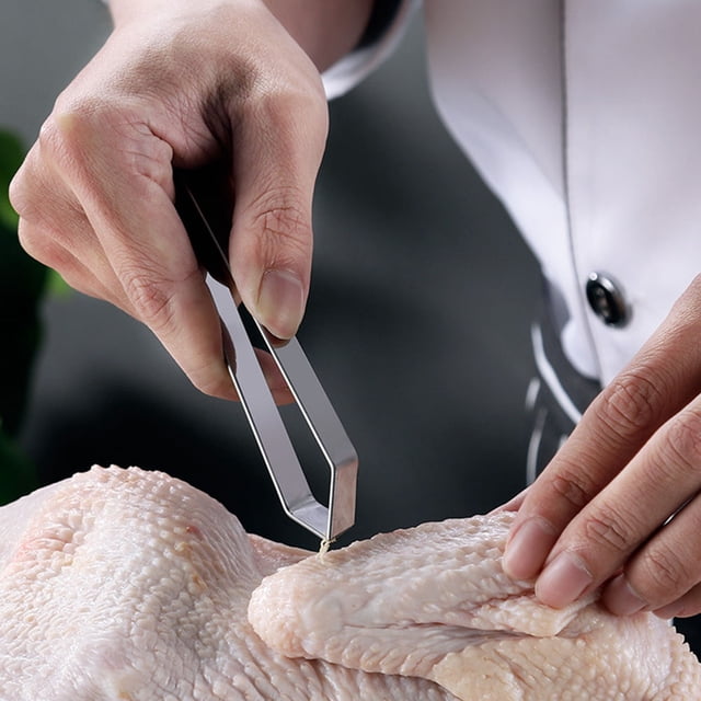 unbranded 4Ud Herramienta De Acero Inoxidable Para Quitar Huesos Y Plumas En Cocina
