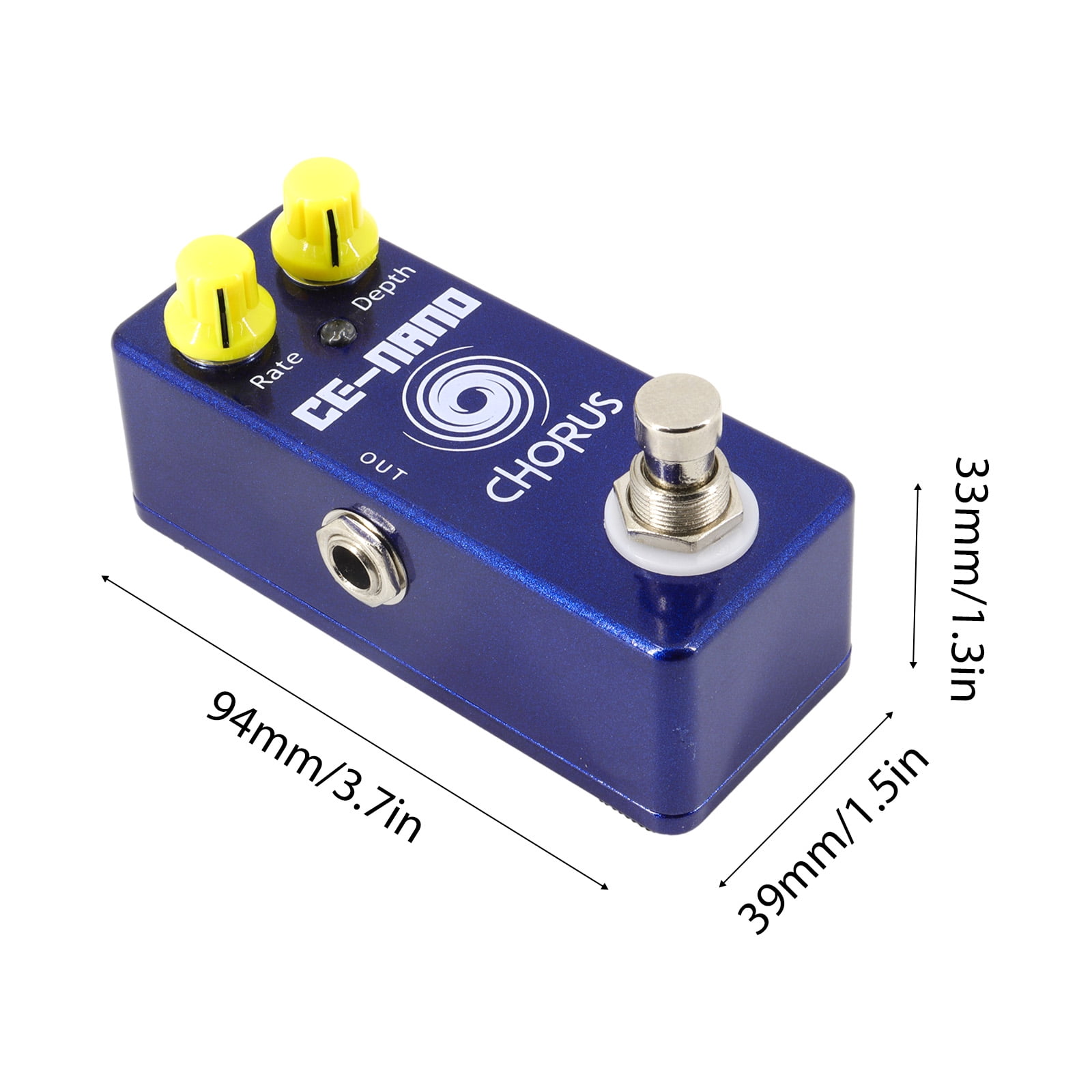Effects Pedal,Pedal Pedal Input/output 2 9v 6.35mm Knobs 6.35mm Input/output Zinc Alloy Shell 9v Shell 9v Pedal Zinc Huiop