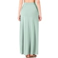 thumbnail image 3 of KOGMO Womens Casual Maxi Skirt with Waist Drawstring and Side Pockets (S-3X), 3 of 7