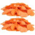 thumbnail image 2 of bolsas de confeti de papel redondo, 2,5 cm, suministros para decoración de bodas, festivales y fiestas de cumpleaños, color naranja, 2 of 5