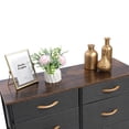 thumbnail image 5 of Topcobe Non-woven Storage Cabinets for Bedroom, 8 Waterproof Drawers for Living Room, with Wooden Handles, More Space, Dark Gray, 5 of 5