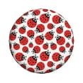 thumbnail image 3 of Spare Tire Cover, Cartoon Ladybug Wheel Cover Tire Covers for Trailers Car Truck Camper Universal Tire Covering Fits Diameter 14 inch, 3 of 7