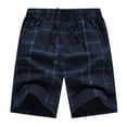 thumbnail image 1 of toraway Male Spring Summer Shorts Striped Pocket Tether Cropped Pants Athletic Functional Cargo Pants XXL, 1 of 2