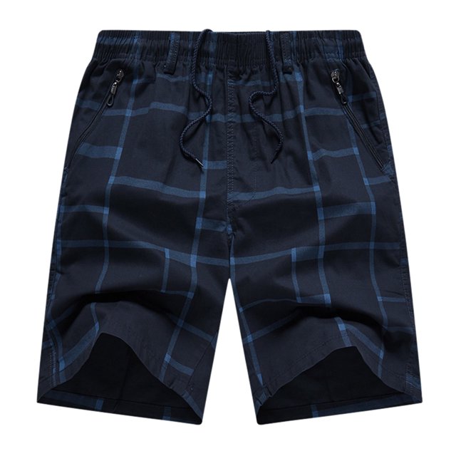 toraway Male Spring Summer Shorts Striped Pocket Tether Cropped Pants Athletic Functional Cargo Pants XXL