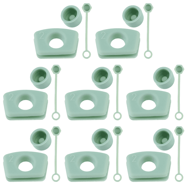 Juego Tapones Silicona para Derrames Reutilizables Cup 1.0/2.0 () Verde