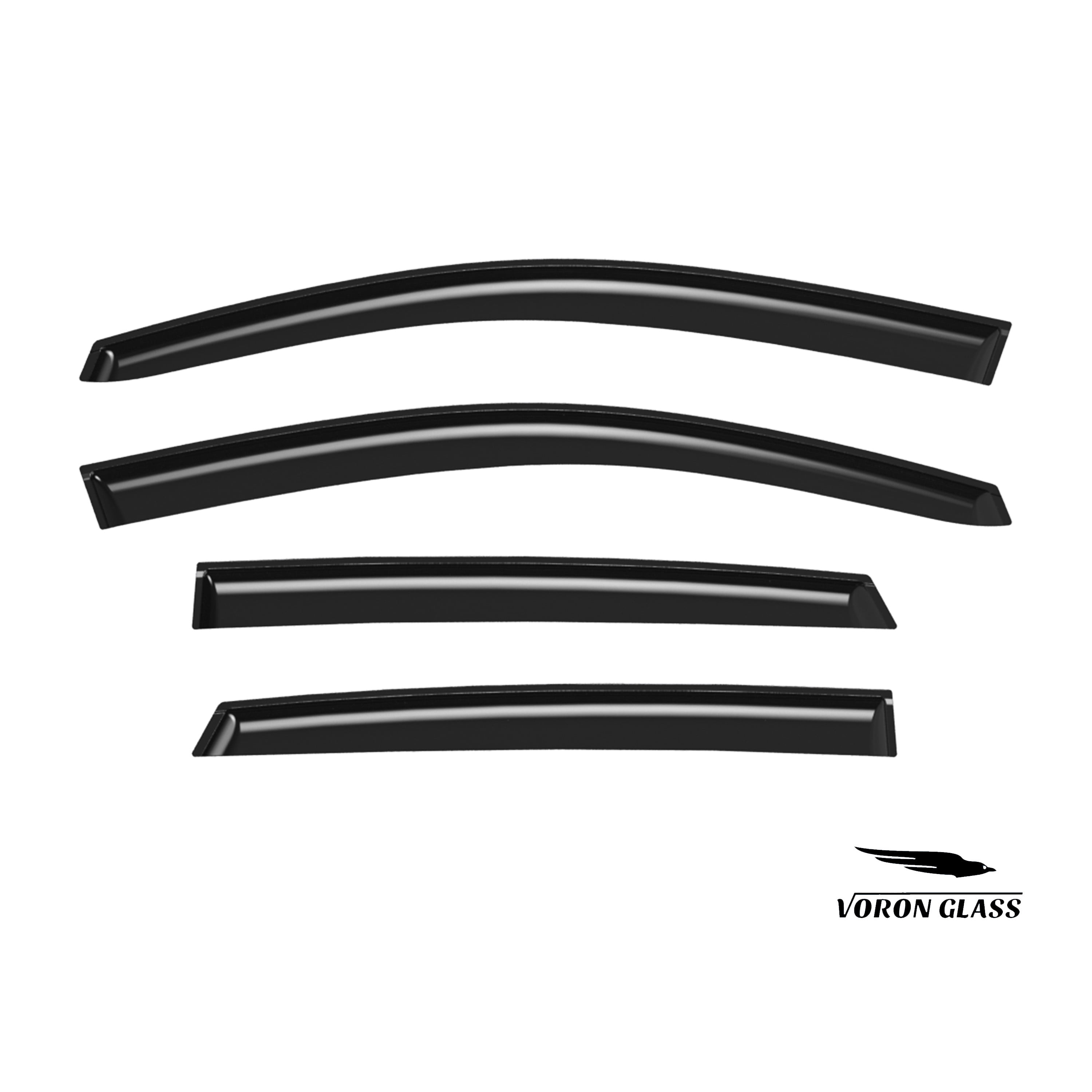 Voron Glass Tape-on Rain Guards for Toyota Venza 2009-2015, Window Deflectors, Vent Window Visors, 4 Pieces - 100321