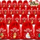 thumbnail image 2 of Bolsas de terciopelo rojo para Navidad 2024, bolsa con cordón para regalo de dulces, refrigerios, fiestas de Navidad y Año Nuevo, bolsas de almacenamiento para embalaje de joyas y pulseras, 2 of 5
