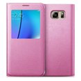 thumbnail image 1 of Samsung Galaxy S7 Edge Leather Flip cover Case - Pink, 1 of 1