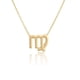thumbnail image 1 of Sonducket Ins Twelve Zodiac Sign Retro Constelaciones Tema Zodiaco Collar Ins Charm Cómodo colgante a prueba de herrumbre Virgo oro Type3 NO3, 1 of 6