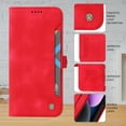 thumbnail image 3 of For iPhone 13 Pro Wallet Case Full Coverage 360° Protection Magnetic Closure Card Slots Kickstand PU Leather Shockproof Dustproof Lightweight Luxury Case for Women or Men,Red, 3 of 10