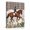 C, variant on XaaKee Grey Gelding Dressage Rider Blue Tile Grid Canvas Wall Art Mosaic Manege Modern Terracotta Graphic Plants Canvas Prints Wall Art Inner Framed 18*12Inch