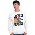 thumbnail image 5 of Classic 8-bit Video Game Mega Man Gun Long Sleeve TShirt Men Women Brisco Brands M, 5 of 6