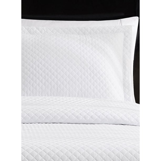 Quilted Shams & Coverlets Type Sham, Color White, Size Standard
