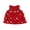 Red, variant on BemeyourBBs Girls Christmas Dress Sleeveless Stars Layered Tulle Dress with Bells