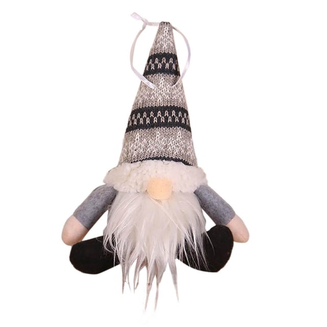Little Christmas Trees for Decoration Christmas Decorations Creative Sitting Posture Forest Doll Doll Christmas Tree Pendant Doll Pendant White Christmas Decorations for Tree