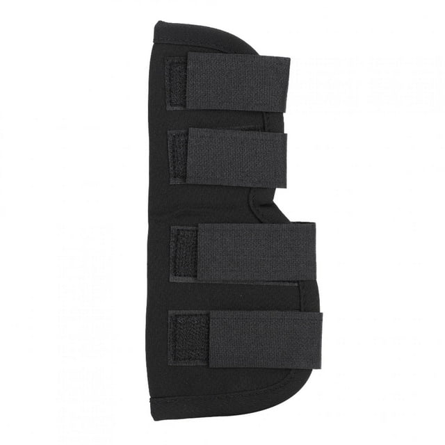 Almohadilla de soporte NikouMX para heridas de mascotas cubierta de pierna de perro antilamedura de neopreno negro Tamaño S M L XL