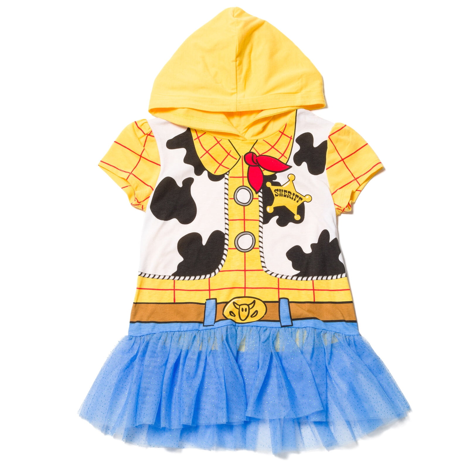 Disney Pixar Toy Story Woody Toddler Girls Cosplay T-Shirt Dress and Leggings Infant to Little Kid