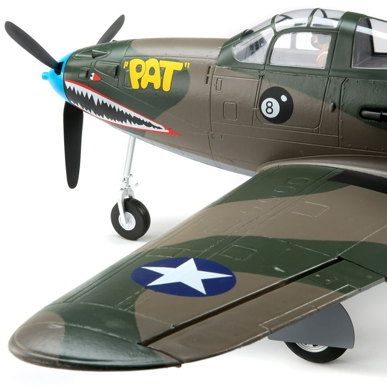 E-Flite RC Airplane P-39 Airacobra BNF Basic Transmitter - Main Image