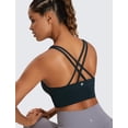 thumbnail image 3 of Top Deportivo CRZ YOGA Sensación Desnuda con Tirantes y Corte Largo Azul Marino S, 3 of 5