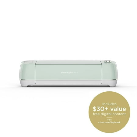 Cricut Explore Air 2 Mint Cutting Machine Plus $30 Digital Content