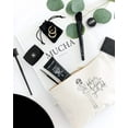 thumbnail image 4 of Darling, Believe in Yourself Cotton Canvas Cosmetic Bag, 4 of 4