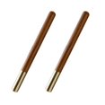 thumbnail image 1 of Unique Pens For Men 2Pcs Portable Writing Pens Cylindrical Shape Synthetic Material Protect Nib Ink School Accessory, 1 of 5