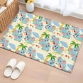 thumbnail image 3 of 2x3 Washable Entryway Rug, Cute Elephant Non-Slip Area Rug for Front Door Kitchen Bathroom, Cartoon Summer Beach Indoor Floor Mat for Home Decor, 3 of 9