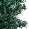 thumbnail image 3 of vidaXL Slim Artificial Pre-lit Christmas Tree with Ball Set Green 120cm, 3 of 5